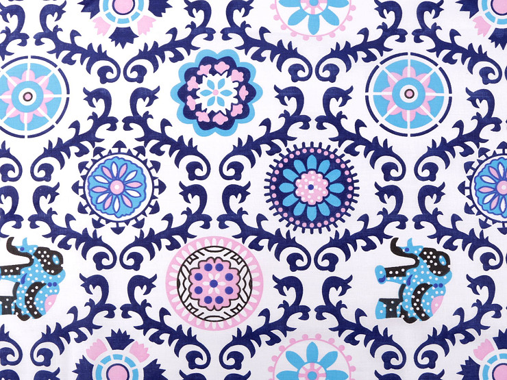 Cotton Fabric / Canvas, Mandala