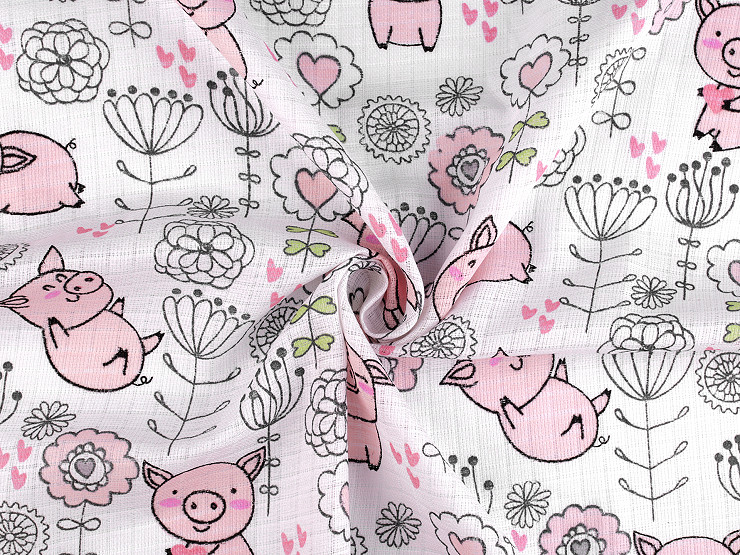 Cotton cloth / muslin fabric, piggies