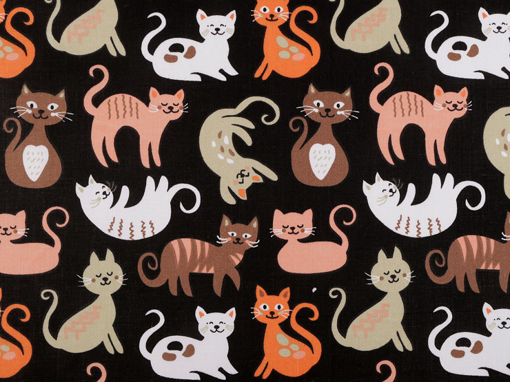 Cotton fabric / canvas, Cat