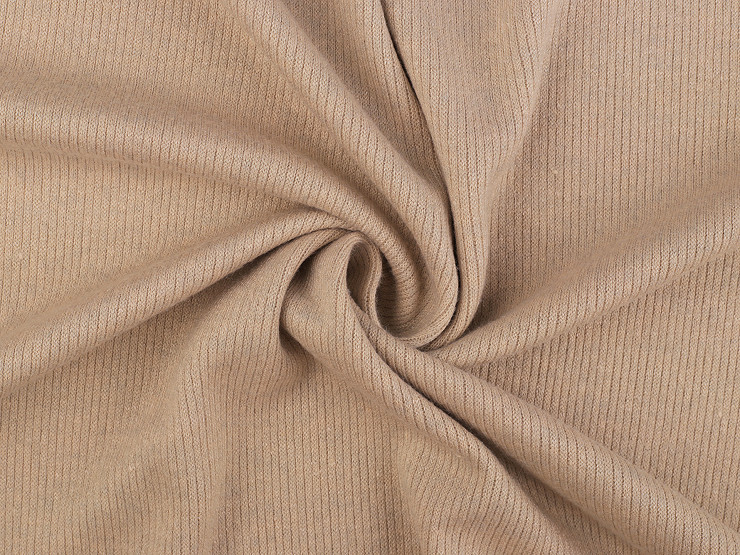 Ribbed cotton knit / fine sweater fabric