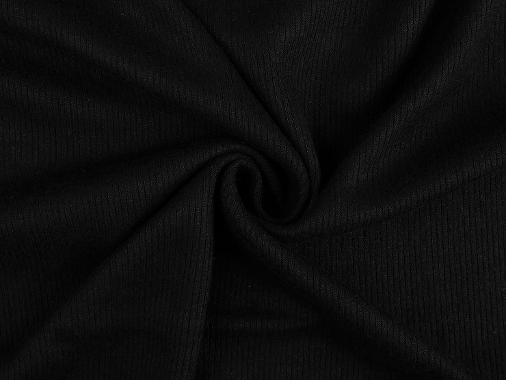 Ribbed cotton knit / fine sweater fabric