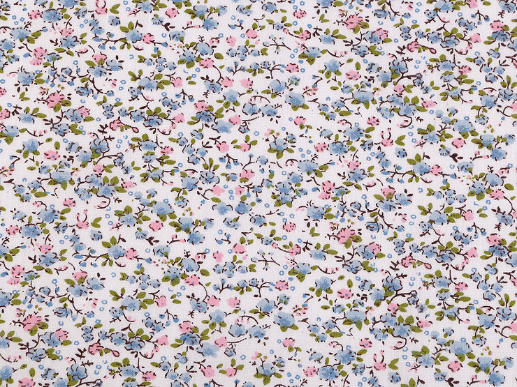 Cotton fabric, small flowers