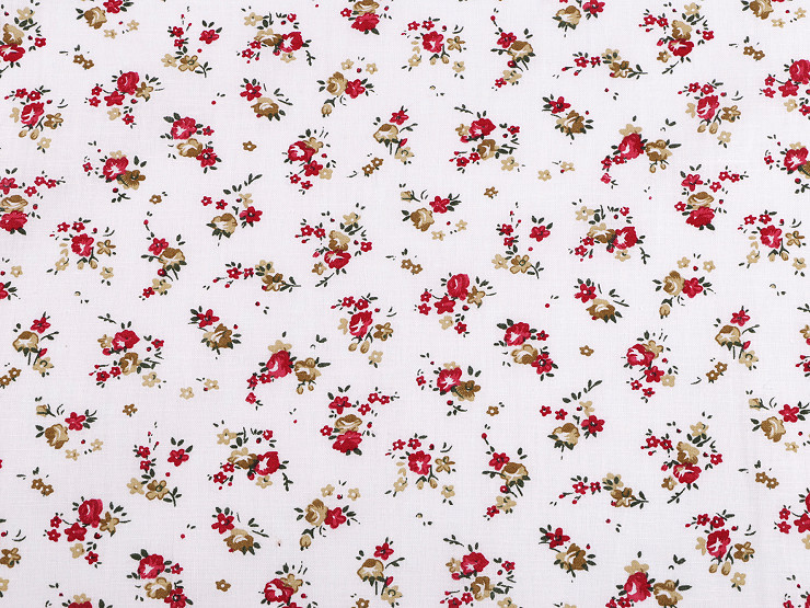 Tissu/Toile de coton, Petites Fleurs