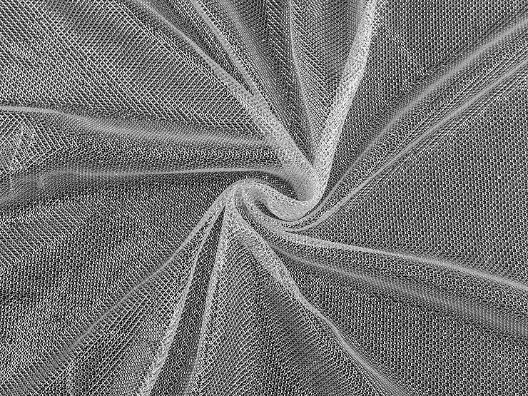 【DISCERNMENT】Mesh acrylic half knit Decorative mesh elastic / mesh knit with shine | STOKLASA