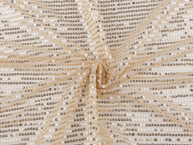 Dzianina z cekinami Ø3 mm elastyczna 