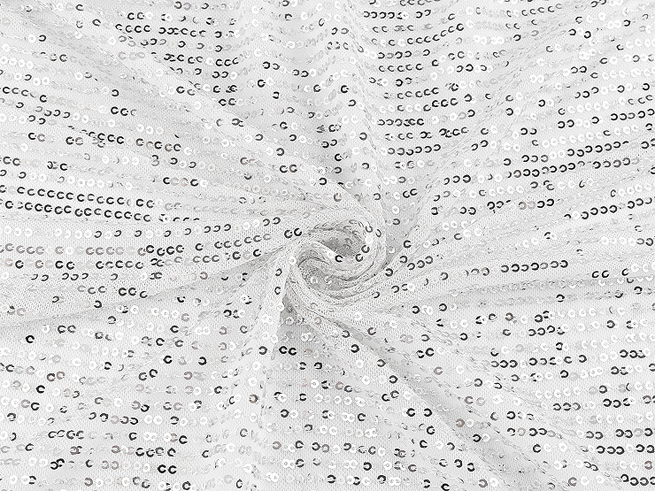 Dzianina z cekinami Ø3 mm elastyczna 