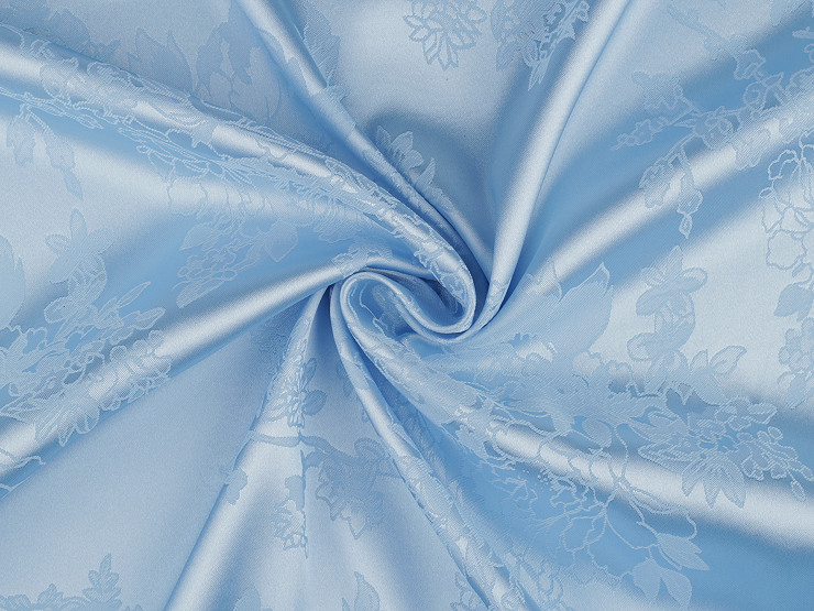 Satin / imitație de mătase, model floral