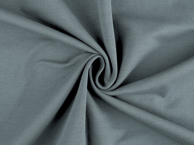 Teplákovina bavlněná počesaná jednobarevná