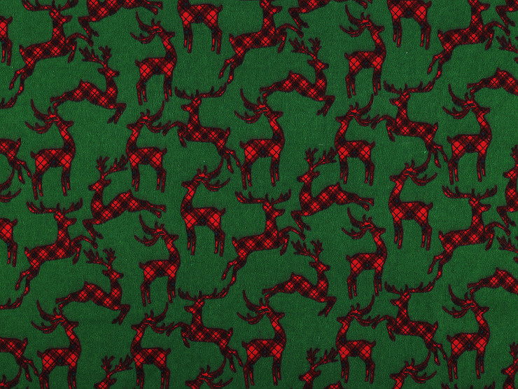 Tissu de Noël en flanelle de coton