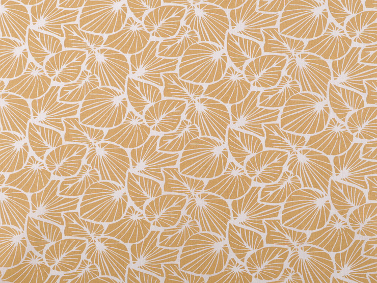 Cotton fabric / canvas, leaves