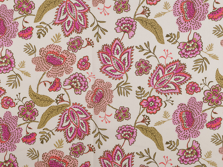  Baumwollstoff/Leinwand Blätter