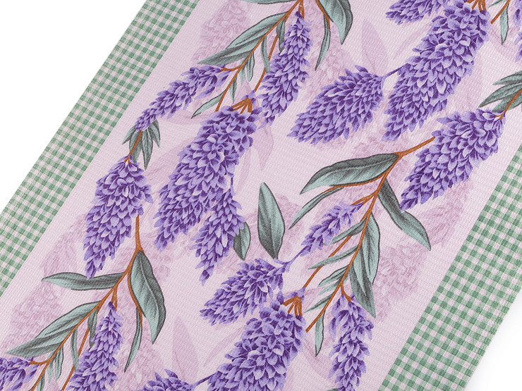 Cotton waffle piqué, lilac