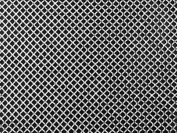 Elastic mesh with rhinestones 