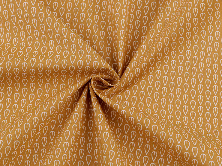 Cotton fabric / canvas, leaves