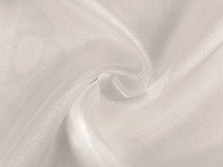 Tessuto in organza, con lucentezza