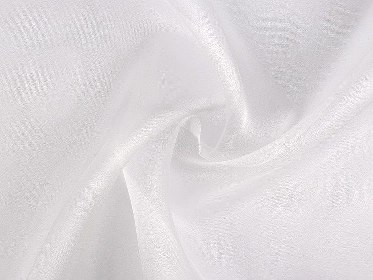 Tessuto in organza, con lucentezza