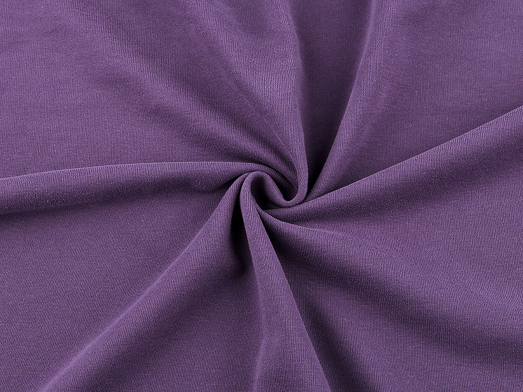 Einfarbiger unangerauter Sweatstoff