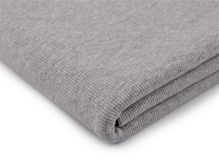 Úplet bavlněný elastický žebrovaný - tunel