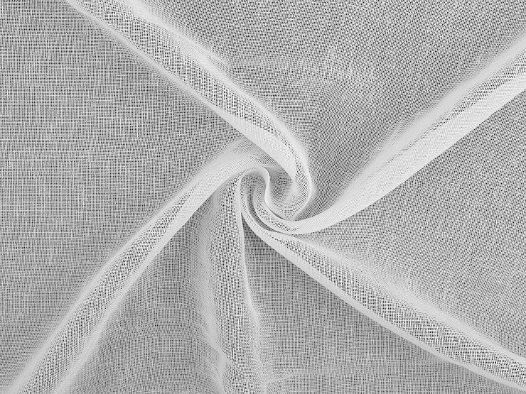 Perdea / voal cu plumb cu textură asemănătoare inului, lățime 300 cm