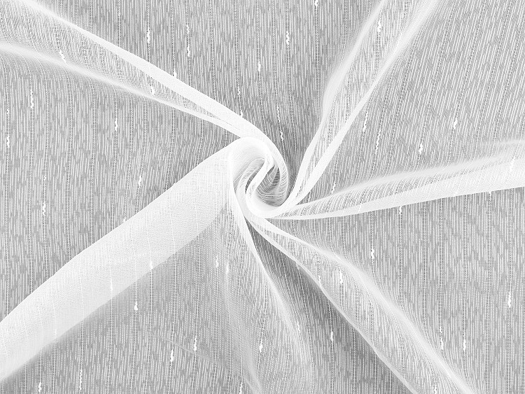 Záclona / voál štruktúrovaný s olovkom šírka 300 cm