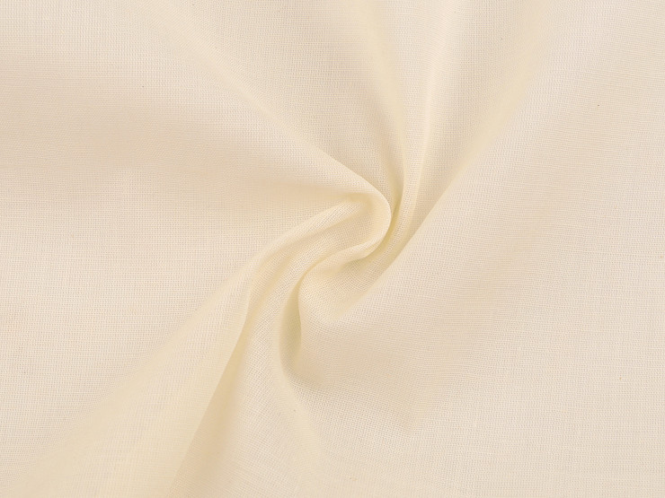 Režná surová bavlněná látka / plátno jemné