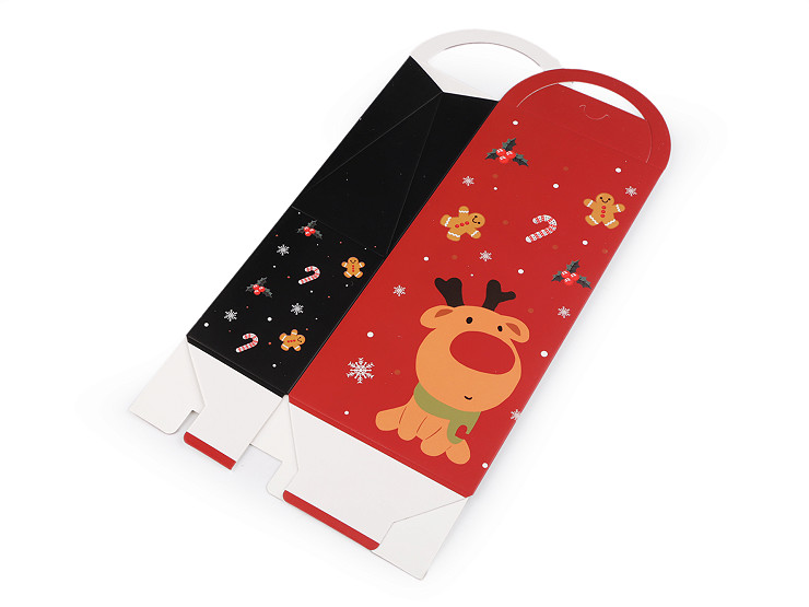 Christmas gift box / bag, reindeer