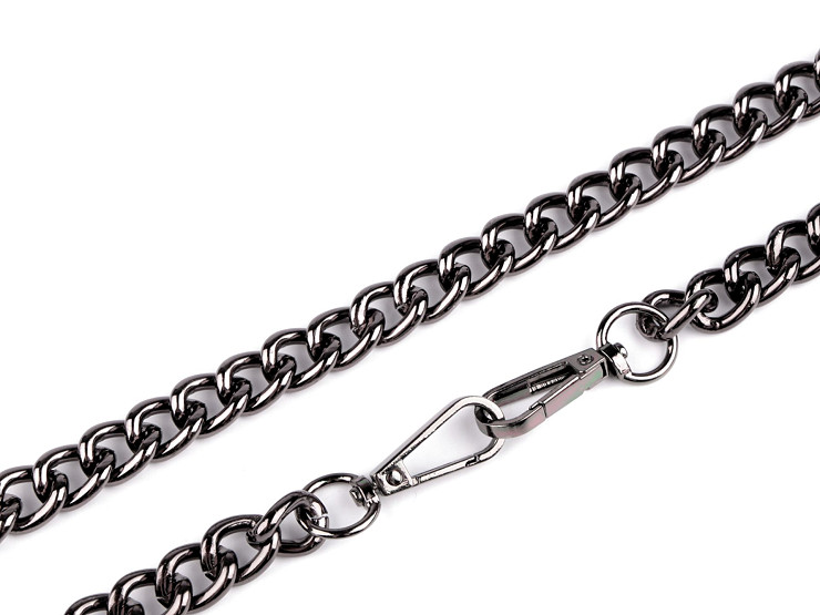 Handbag chain with carabiner, length 120 cm