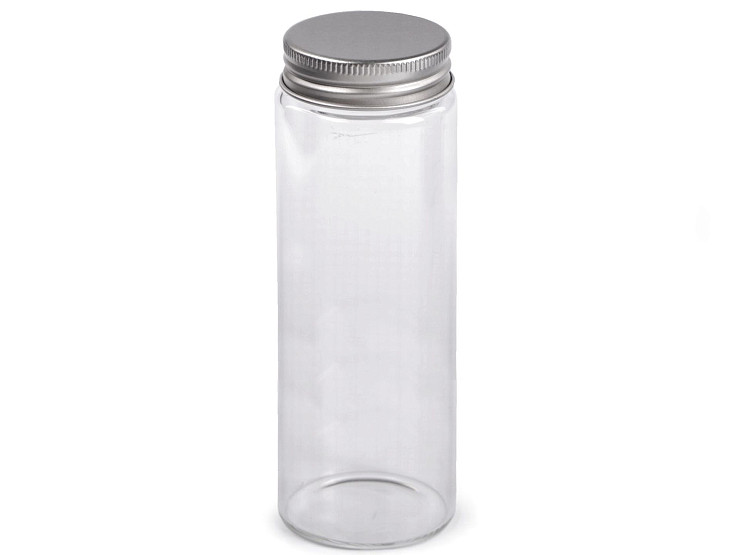 Glass bottle with screw cap 47x120 mm