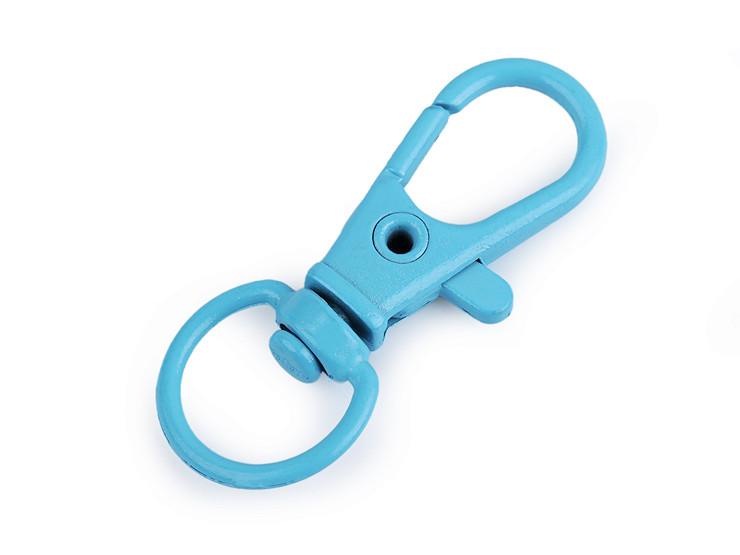 Metal Varnished Swivel Snap Hook / Carabiner, 10 mm