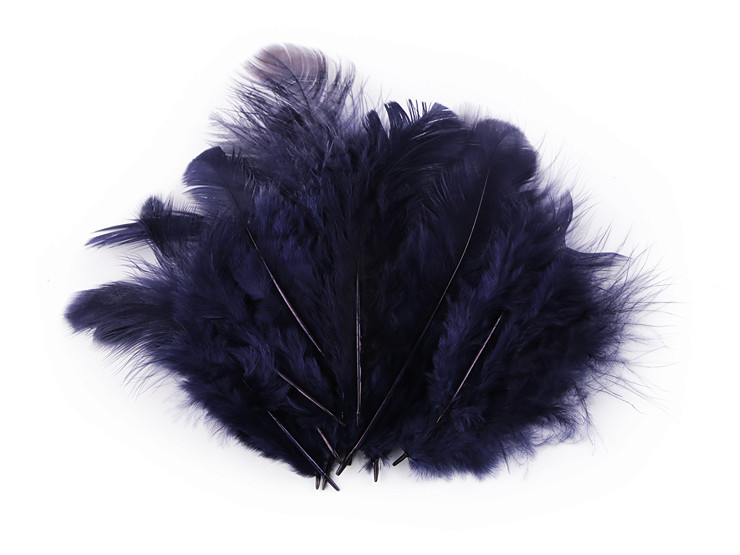 Hen feathers length 8-9 cm