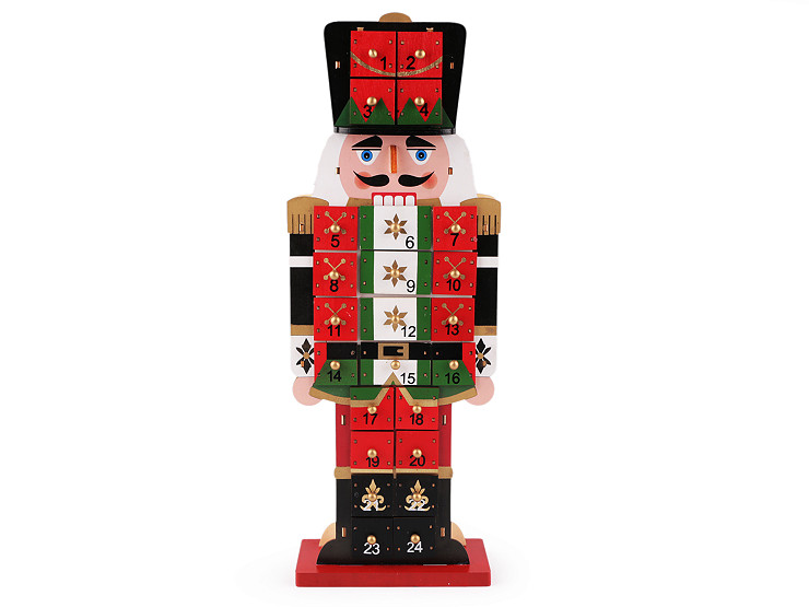 Advent wooden calendar Nutcracker