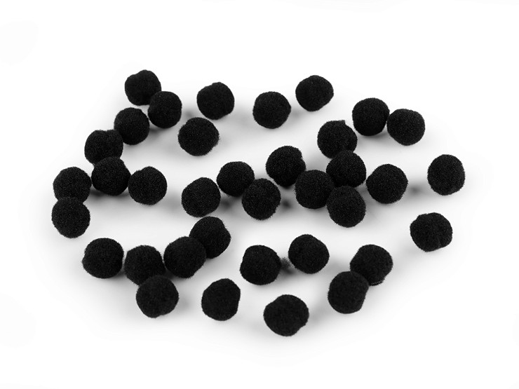 Mini pompon, dimensioni: Ø 8 mm