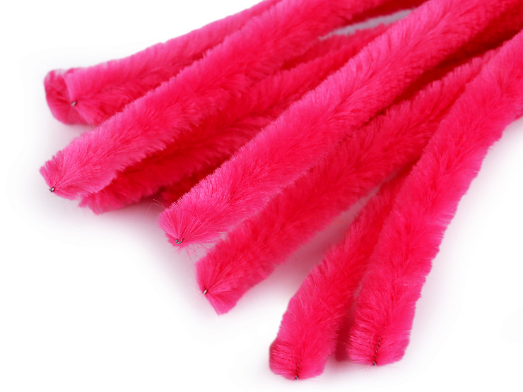 Fuzzy Chenille Wire Sticks Ø10 mm length 30 cm