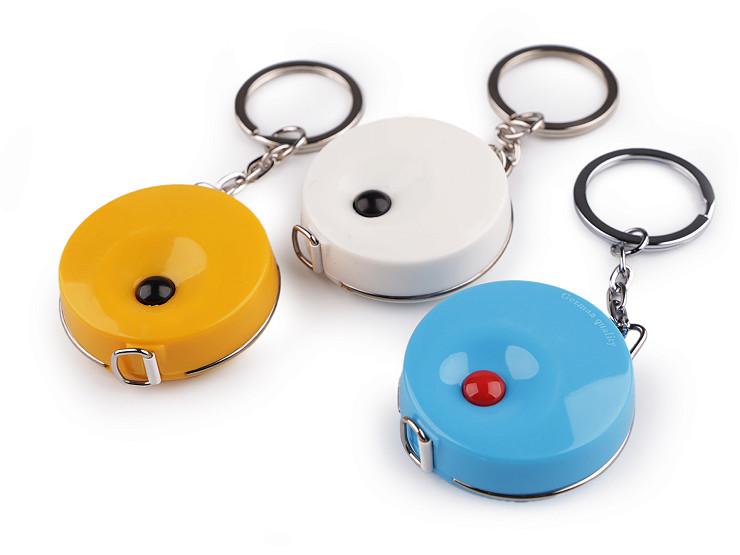 Tape measure / keychain, German quality, length 150 cm