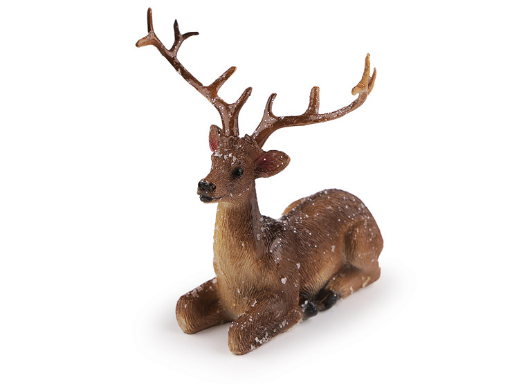 Cerf pour décoration de couronnes et de cravates de Noël