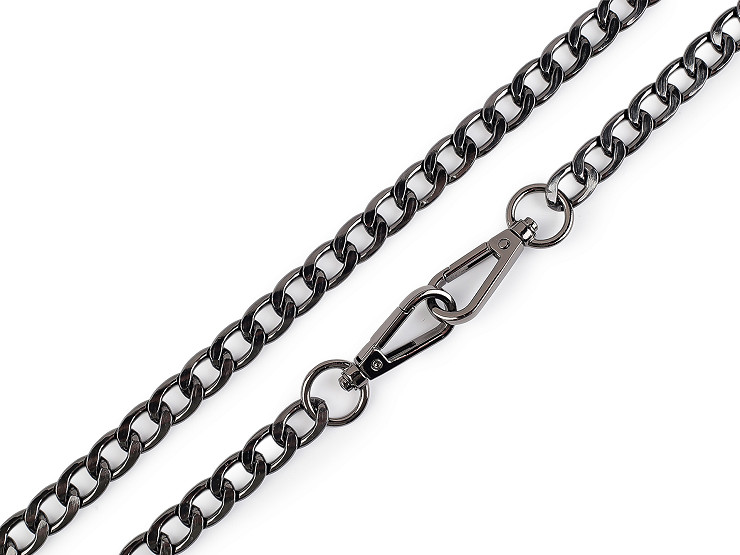 Αλυσίδα τσάντας πλακέ με καραμπίνερ, μήκος 113 cm