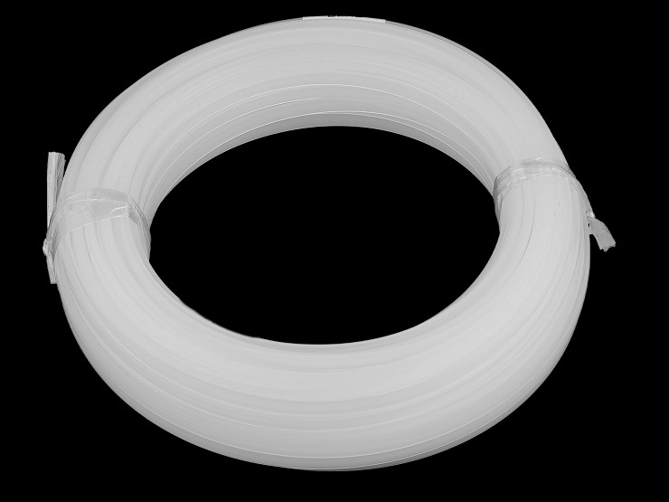 Fiszbina plastikowa szerokość 8 mm płaska gładka 