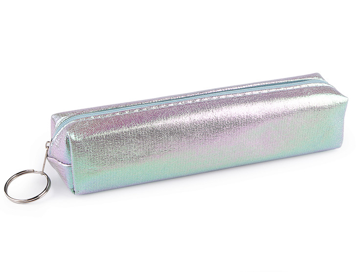 Holographic pencil case 18x4 cm