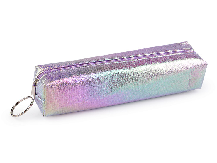 Holographic pencil case 18x4 cm