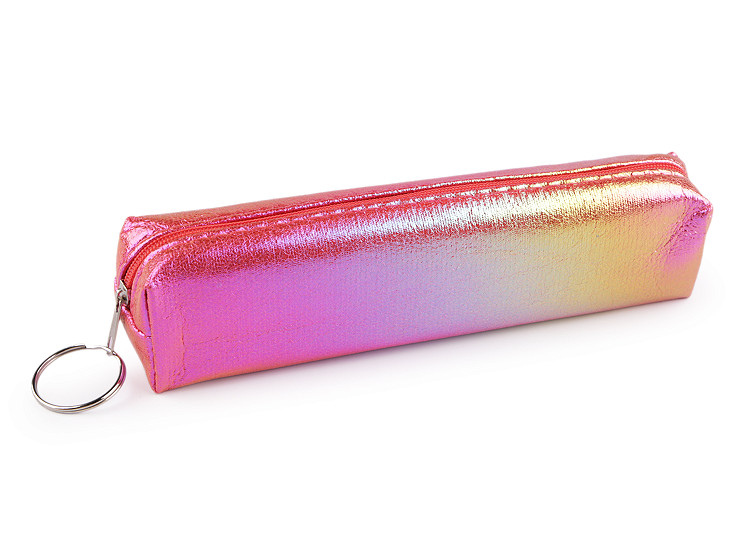 Holographic pencil case 18x4 cm