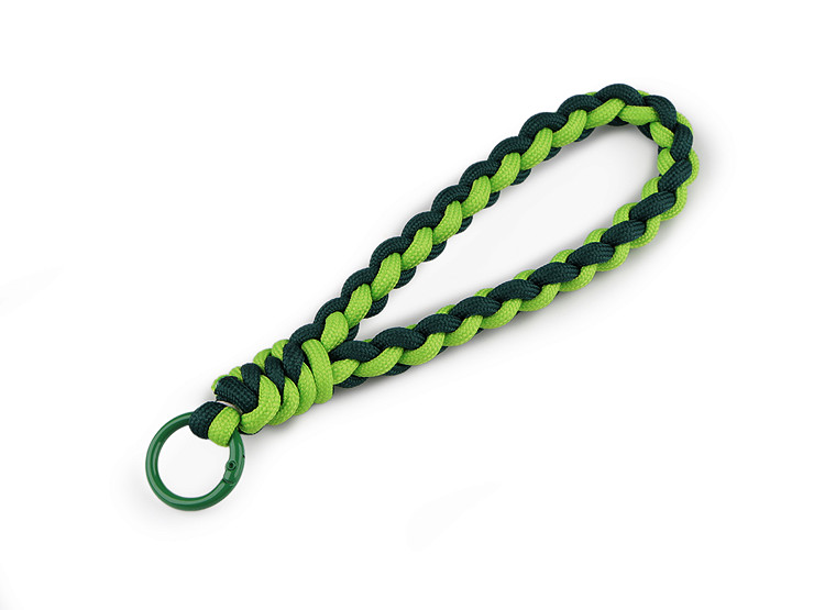 Braided pendant / key chain with carabiner