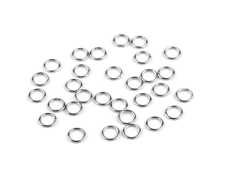 Stainless Steel Connecting Split Ring, closed Ø4 mm