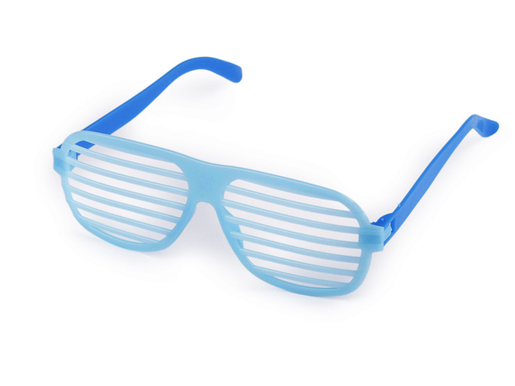 Occhiali al neon da festa / carnevale, che brillano al buio