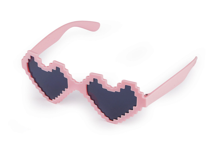 Party / carnival heart glasses