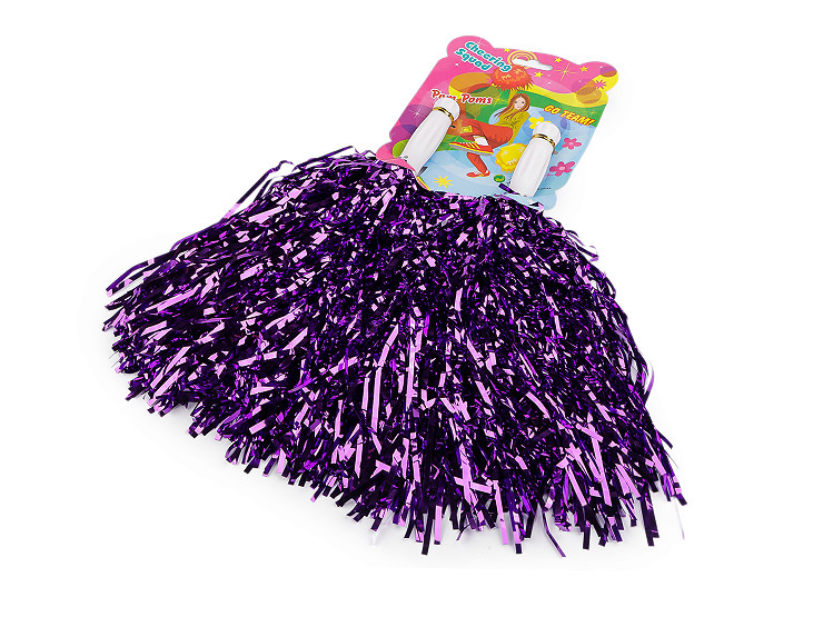 Popmpom lány pom pom fogattyúval 2 db mazsorett