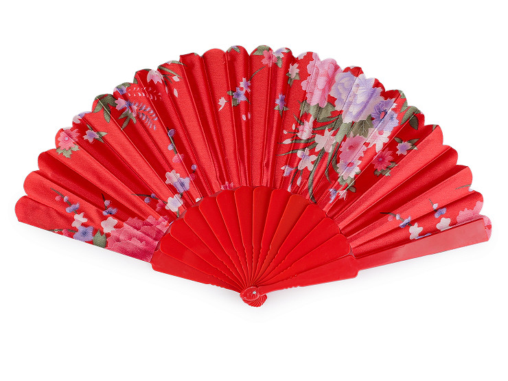 Textilfächer Blumen