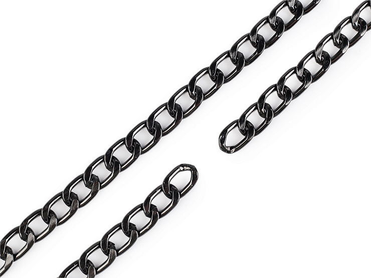 Catena leggera piatta, larghezza: 13 mm, al metro