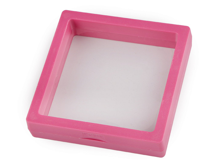 Rámček / krabička s priehľadnou fóliou k originálnemu darčekovému baleniu 9x9 cm