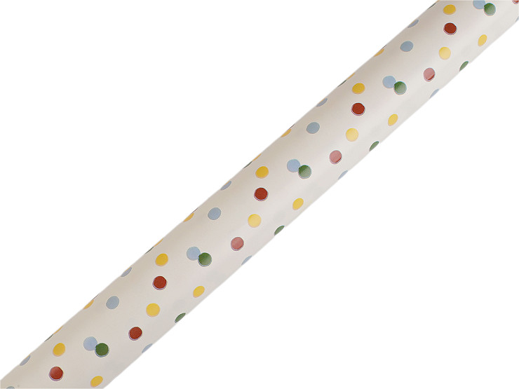 Papier do pakowania 0,7x2 m kropki