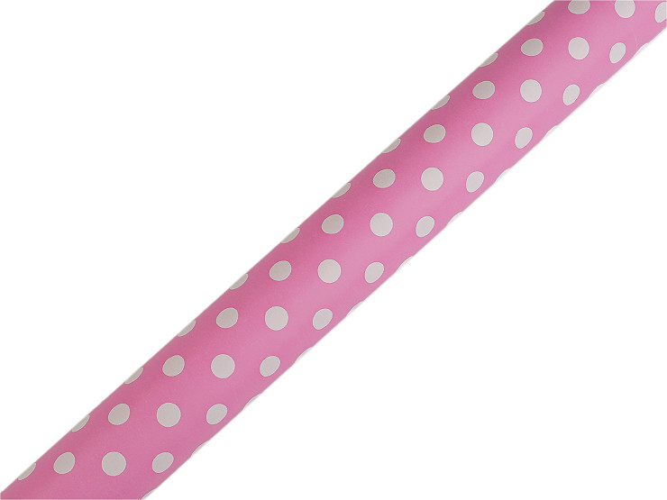 Papier do pakowania 0,7x2 m kropki
